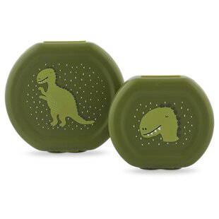 Trixie | Snackbox Met Clip - 2 Stuks - Mr. Dino