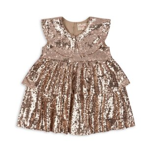 Konges Slojd Starla sequins dress Gold Blush