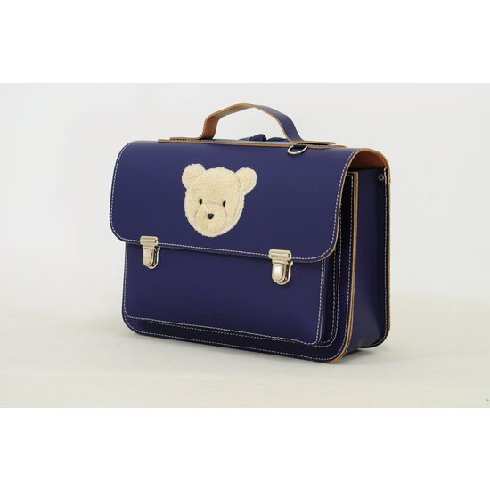 Own Stuff Own Stuff | Lederen Kleuterboekentas Teddy Marine
