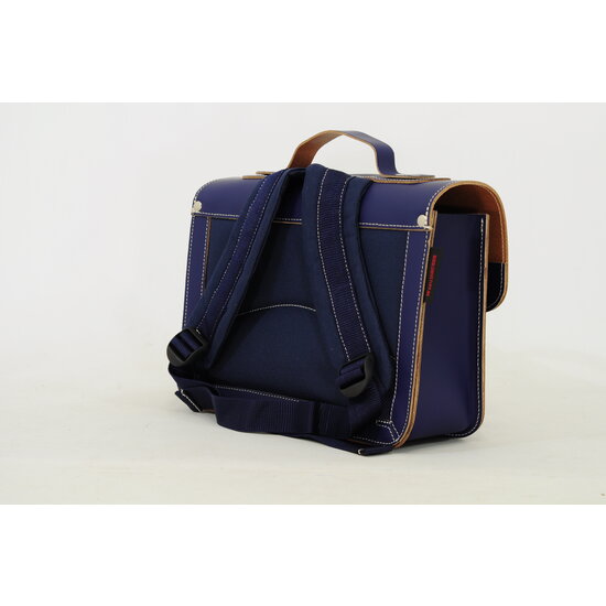 Own Stuff Own Stuff |  cartable maternelle en cuir Teddy Marine