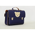 Own Stuff Own Stuff | leather toddler school bag Teddy Marine