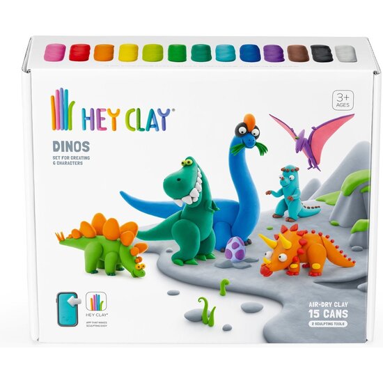 Hey Clay Hey Clay | Boetseerklei Dinosaurussen