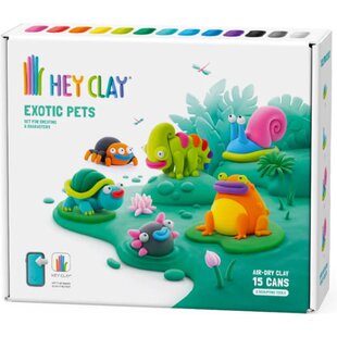 Hey Clay | Pâte à modeler Animaux exotiques