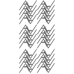 Wall stickers mountains black - Pöm Le Bonhomme