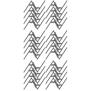 Wall stickers mountains black - Pöm Le Bonhomme