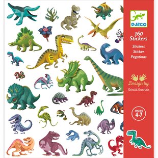 Djeco | 160 Stickers - Dinosaurussen