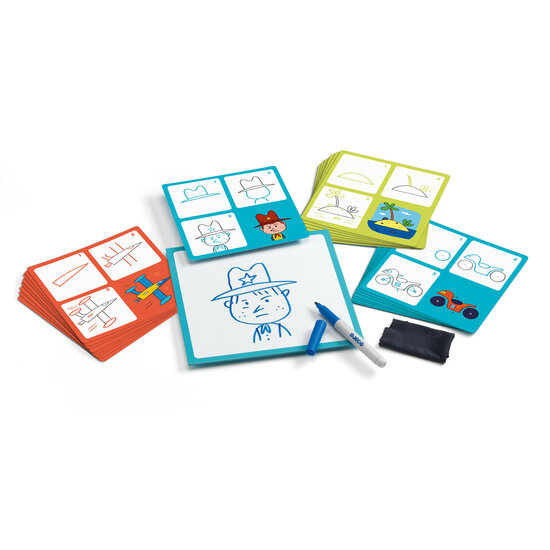 Djeco Djeco Zeichenschule Step by Step Arthur und Co.