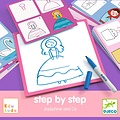 Djeco Djeco learn to draw Step by Step Joséphine and Co