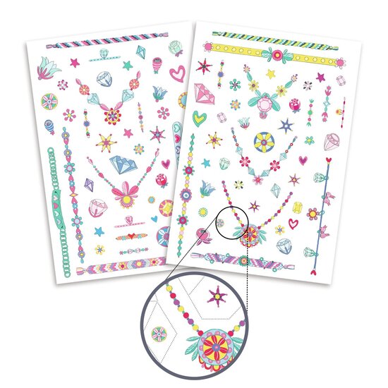 Djeco Djeco - tattoos Jenni's sieraden - neon +3jr