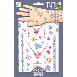 Djeco - Tattoos Jennis Juwelen - Neon +3 Jahren