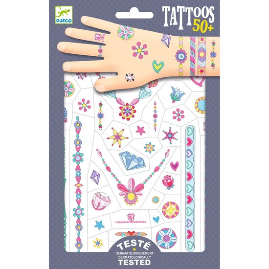 Djeco Djeco - tatouages Les bijoux de Jenni - néon +3 ans