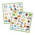 Djeco Djeco stickers Animals - 160 pieces