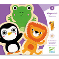 Djeco Magnets - Coucou - jungle animals - Djeco