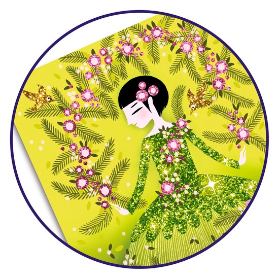 Djeco Djeco Flitterbilder Glitzer Kleider