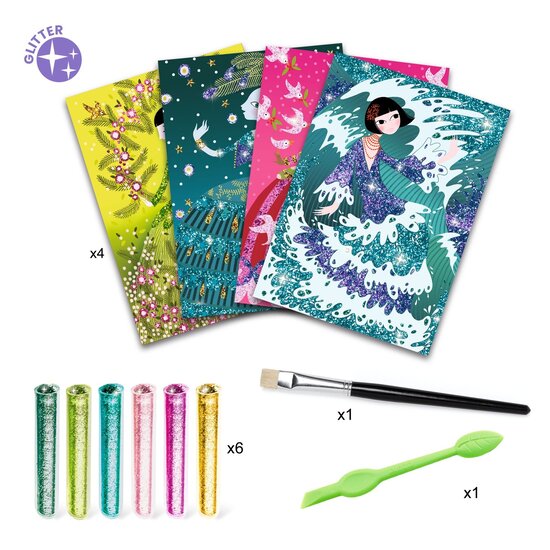Djeco Djeco glitter boards dresses