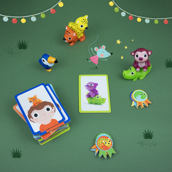 Djeco Djeco - Gesellschaftsspiel - Kartenspiel - Little Action +2.5 Jahre