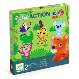 Djeco - Gesellschaftsspiel Little Action +2.5 J