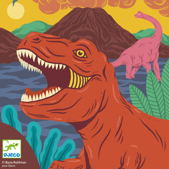 Djeco Dinosaurs - scratch boards - Djeco