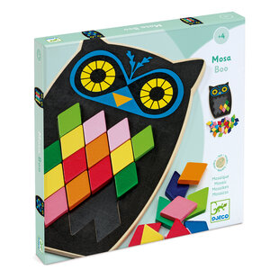 Djeco Mosaic educational game Mosa Boo Owl +3 yrs
