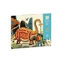 Djeco Mozaïek - dinosaurussen - metaal - Djeco +4 jr