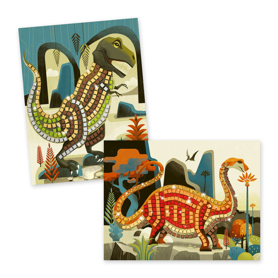 Djeco Mosaic - dinosaurs - metal - Djeco +4 yrs
