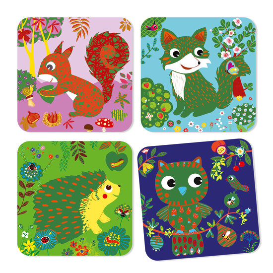 Djeco Djeco - cartes à gratter - Petites bêtes 3-6 ans