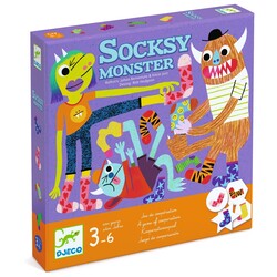 Djeco Socksy Monster Gedächtnis- und Kooperationsspiel