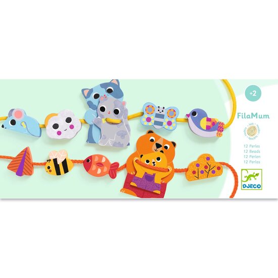 Djeco Perles à enfiler Djeco Filamum