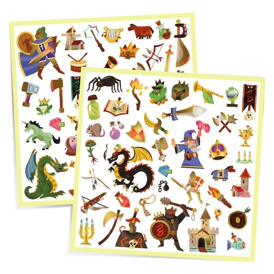Djeco Djeco stickers Middle Ages 160 pieces