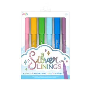 Ooly Silver Linings Metallic-Konturenmarker