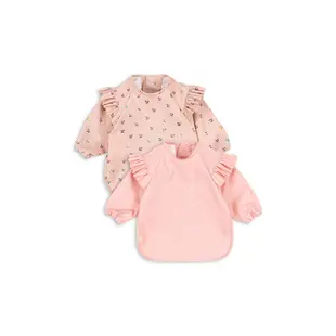 Konges Slojd | Lot de 2 bavoirs avec manches et volants Cherry Sparkle