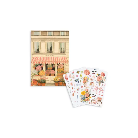 Konges Slojd Konges Slojd | Livre de peinture Maison des fleurs FSC Multi