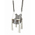 Moje Moje | Teddy Bear Baby Swing - Graphite + Length of rope