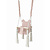 Moje Moje | Teddy Bear Baby Swing - Pink + Length of rope