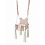 Moje Moje | Teddy Bear Baby Swing  - Pink + Length of rope