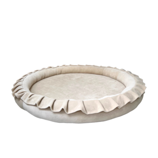 Moje | Speelnest Soft Velvet  - Ecru