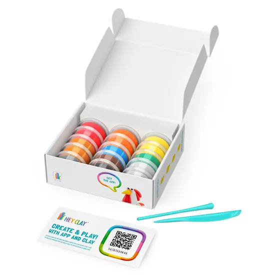 Hey Clay Hey Clay | Pâte à modeler Oiseaux de la ferme