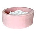 Moje Moje | Ballpool Velvet – Rosa 90 x 30 cm + Bälle