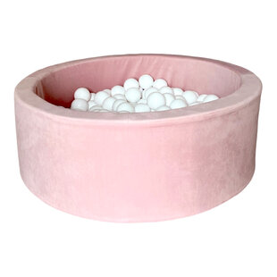 Moje | Ballenbad Velvet  - Pink 90x30 cm + Ballen