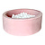 Moje Moje | Ballpool Velvet – Rosa 90 x 30 cm + Bälle
