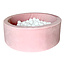 Moje Moje | Ballpool Velvet – Rosa 90 x 30 cm + Bälle