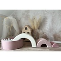 Moje Moje | Set de jeu arc-en-ciel   + piscine à balles - Rose 90 x 30 cm + 200 balles