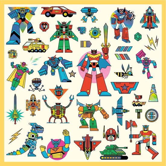 Djeco Djeco |  Stickers Robots