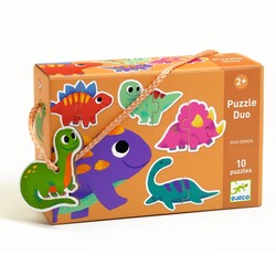 Djeco | Puzzle Duo Dinos - 10 pièces