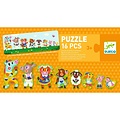 Djeco Djeco | Puzzel  Klein En Groot Op De Boerderij - 16 pcs