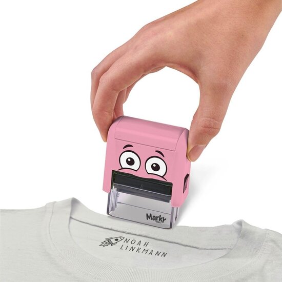 DIY MARKY Marky DIY | Stamp with Ink | Pink - 3 Lines