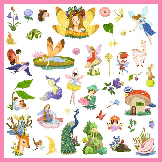 Djeco Djeco stickers fantasie 160 stuks