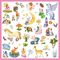 Djeco Djeco stickers fantasie 160 stuks