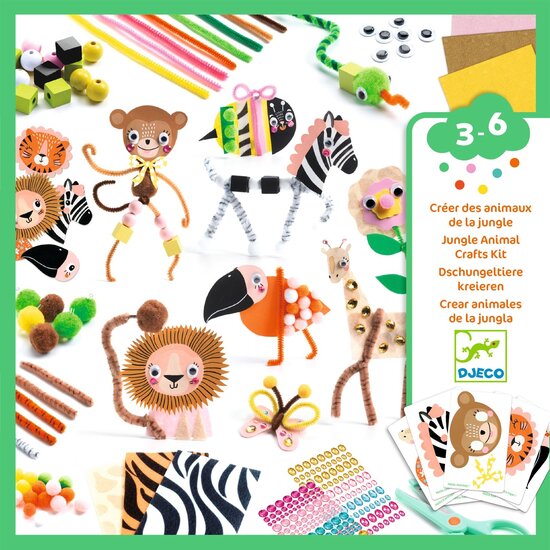 Djeco Djeco set créatif animaux de la jungle 3-6 ans