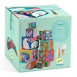 Djeco stacking blocks wild animals